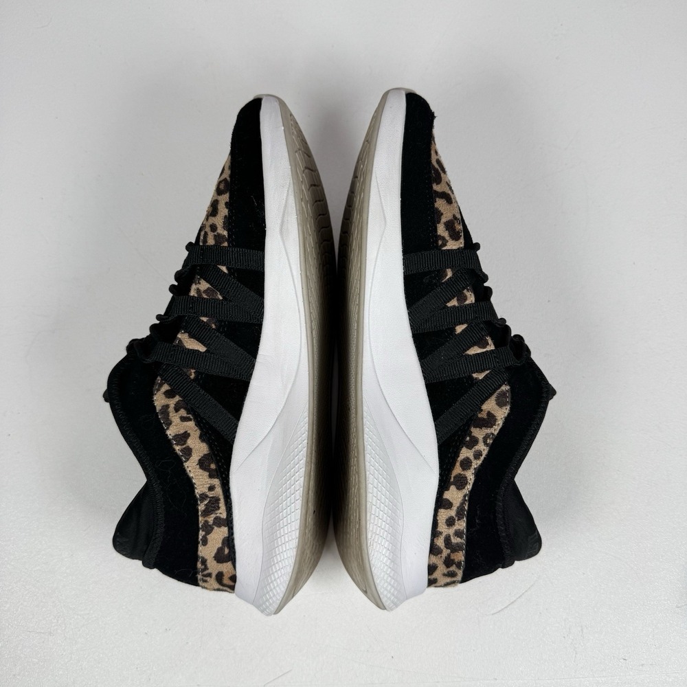 ILSE JACOBSEN Black Leopard Knit Sneaker Shoes EU 39 US 8.5-9 Amber4010 - Picture 9 of 13